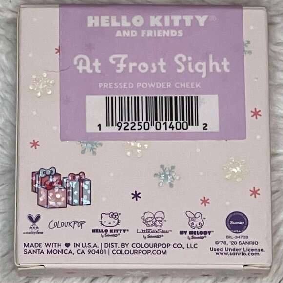 Colourpop *Limited Holiday Edition* Hello Kitty and Friends Pressed Powder Cheek - Picture 2 of 4